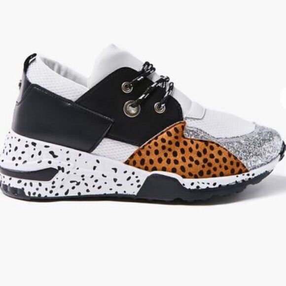 Cheetah Print Sneakers - Picture 1 of 4